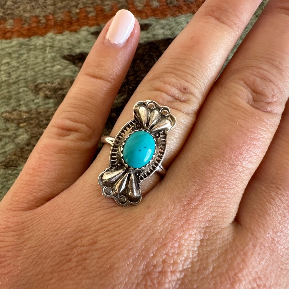 Native Made Concho Ring - Picture 3 of 5